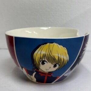 Bioworld Ramen Bowl Multicolor Hunter x Hunter Anime Noodle Bowl Ceramic